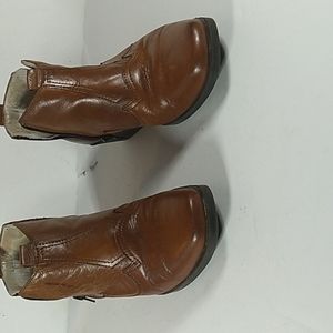 Men Pe' De Ferro Size 6.5 Brown Leather Boots.